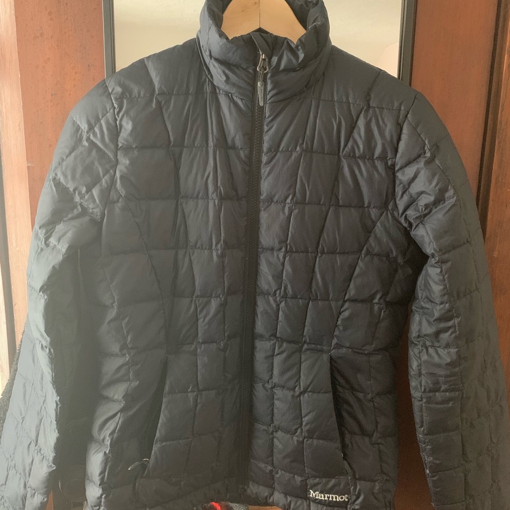 MARMOT 750 FILL DUCK DOWN JACKET SMALL BLACK